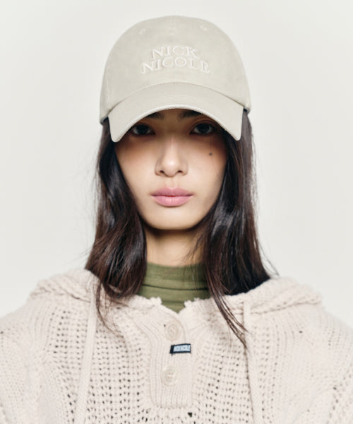 MINI ORIGINALS NICOLE BALL CAP #徐睿知同款! - 10 COLORS BEIGE