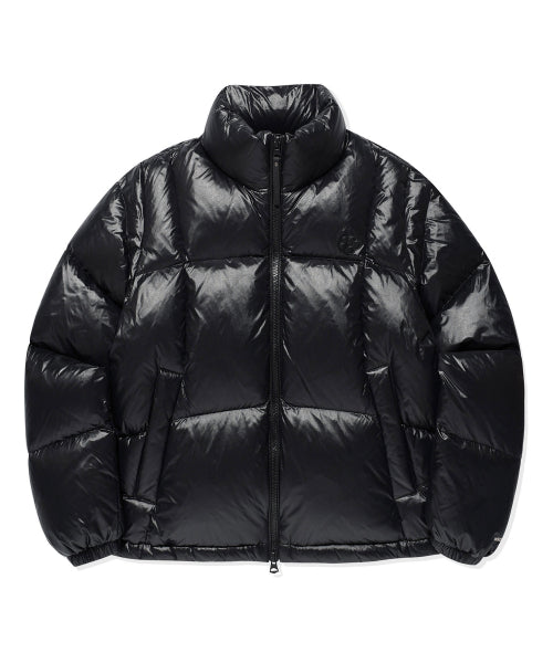 DUCKY GLOSSY DOWN SHORT PUFFER #GISELLE同款! - 5 COLORS BLACK