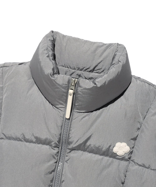 DUCKY GLOSSY DOWN SHORT PUFFER #GISELLE同款! - 5 COLORS SILVER