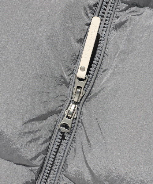 DUCKY GLOSSY DOWN SHORT PUFFER #GISELLE同款! - 5 COLORS SILVER
