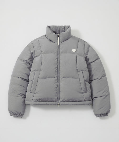 DUCKY GLOSSY DOWN SHORT PUFFER #GISELLE同款! - 5 COLORS SILVER