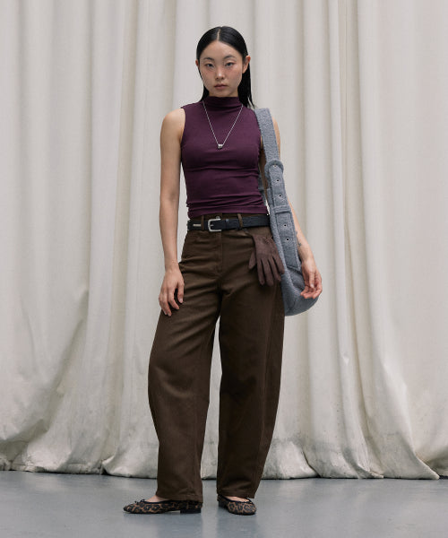 WOOL CROSS PEBBLE BAG - 5 COLORS