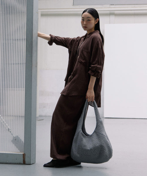 WOOL PEBBLE BAG - 4 COLORS
