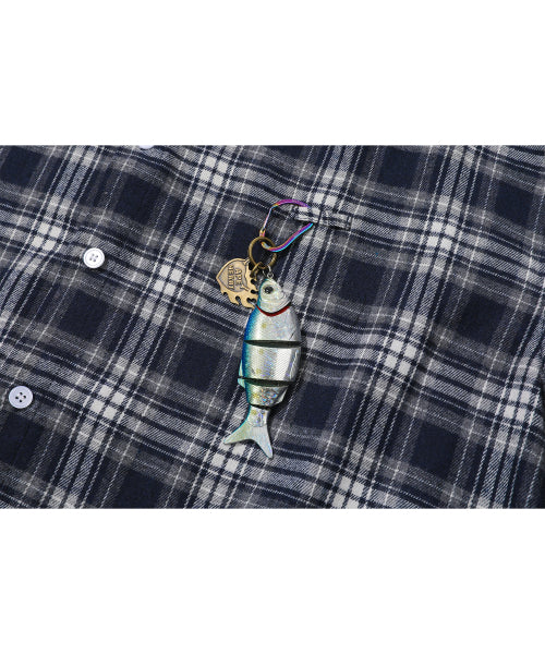NOMAD OVERFIT CHECK SHIRT - 4 COLORS NAVY