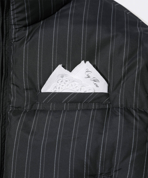 SO DEMURE CROPPED PUFFER DOWN FADED - 2 COLORS BLACK