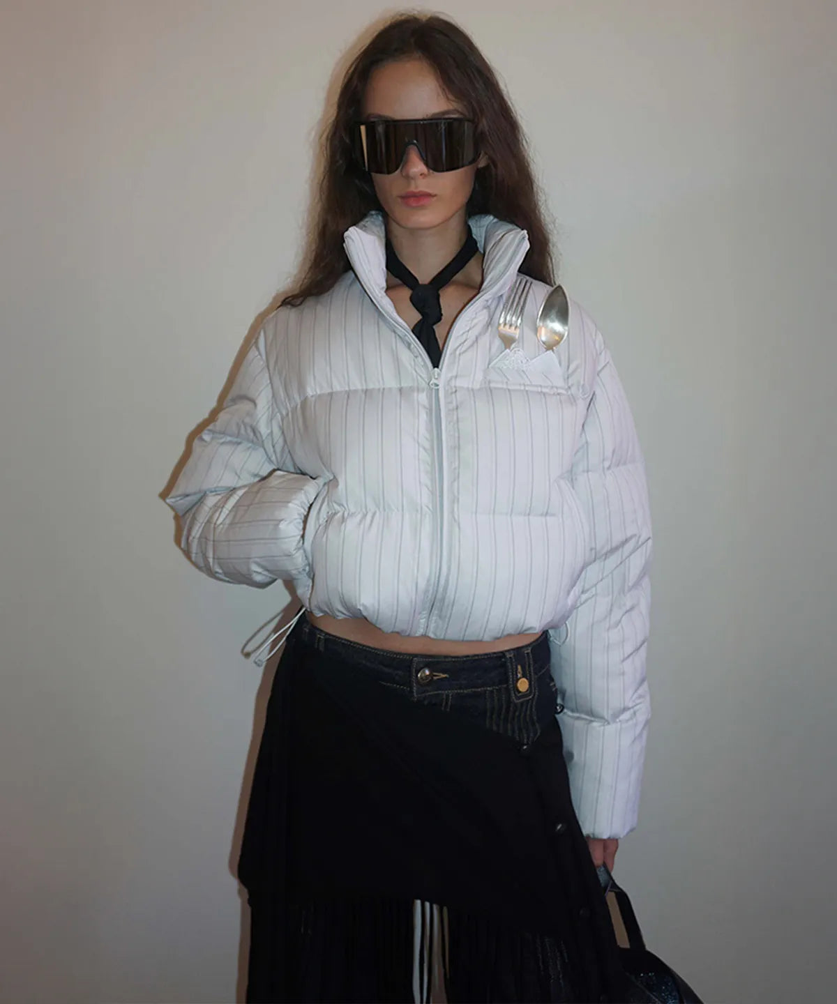 So Demure Cropped Puffer Down Faded - 2 colors