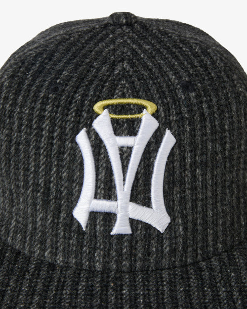 AE SYMBOL STRIPE ANGEL WING CAP BLACK