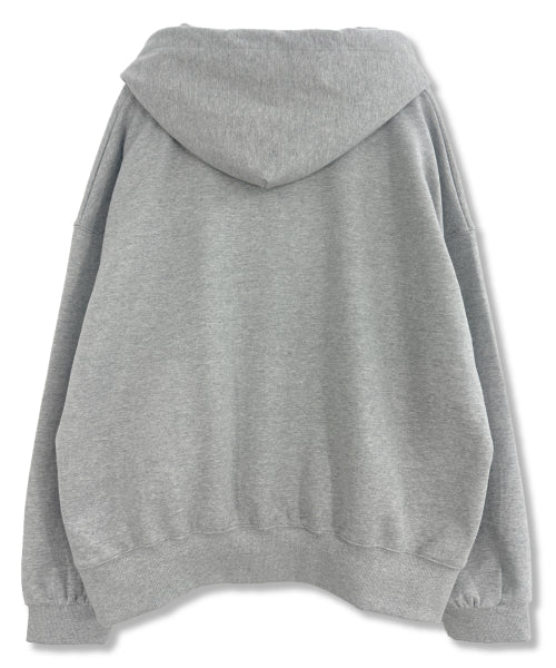 TEE GRAPHIC HOODIE - 2 COLORS GREY