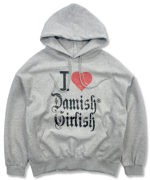 TEE GRAPHIC HOODIE - 2 COLORS GREY