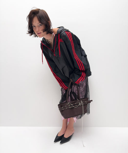 MINI BELTED BOAT BAG (ESPRESSO) AS SHOWN