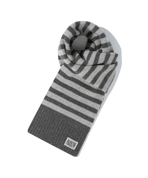 CLASSIC LOGO MUFFLER - 5 COLORS MELANGE GREY