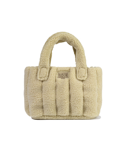 CLASSIC LOGO BOUCLE PADDING BAG - 2 COLORS BEIGE