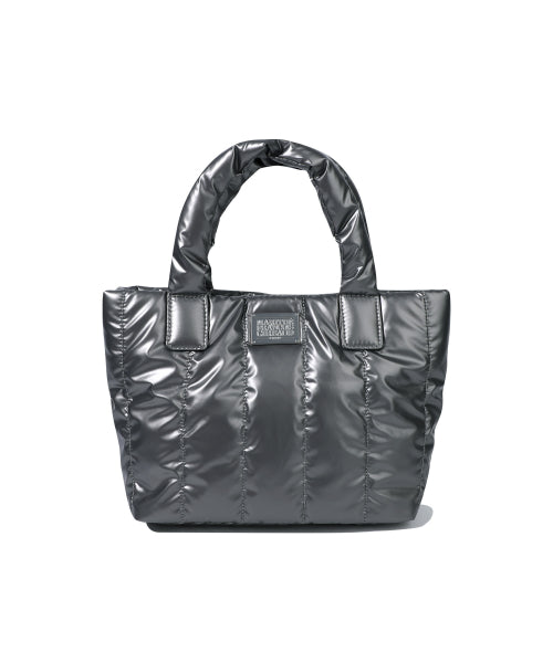 CLASSIC LOGO MATT METALLIC PADDING BAG - 3 COLORS GREY