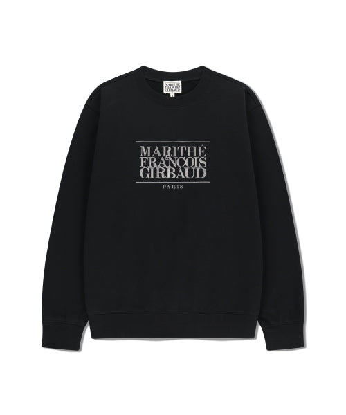 CLASSIC LOGO EMBROIDERY SWEATSHIRT - 4 COLORS BLACK