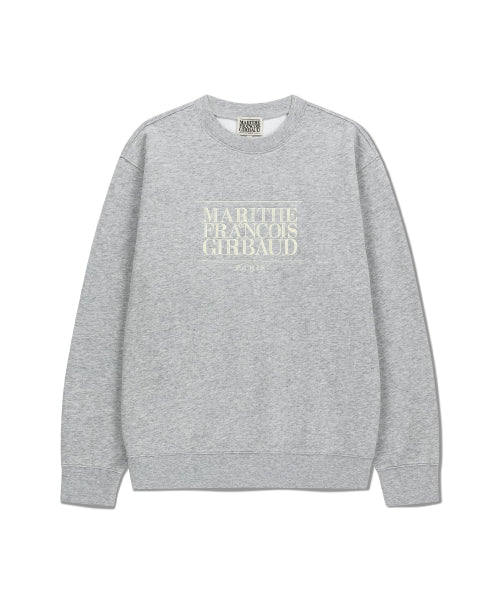 CLASSIC LOGO EMBROIDERY SWEATSHIRT - 4 COLORS GREY