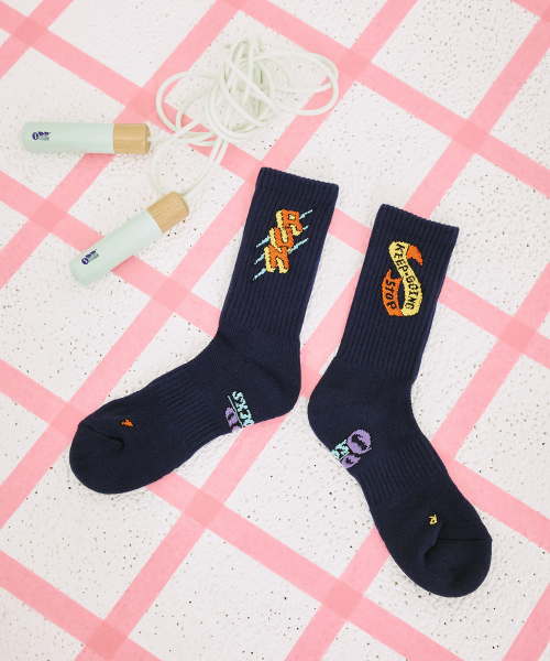 5-PACK COOLMAX SPORTS CREW SOCKS - 2 COLORS NAVY
