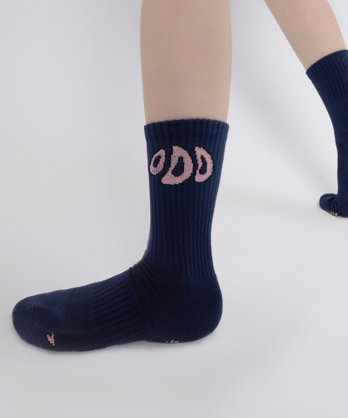 5-PACK COOLMAX SPORTS CREW SOCKS - 2 COLORS NAVY