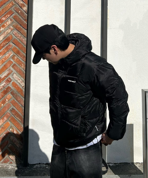 LIGHT RIPSTOP PADDED JUMPER #GISELLE同款! - 3 COLORS BLACK