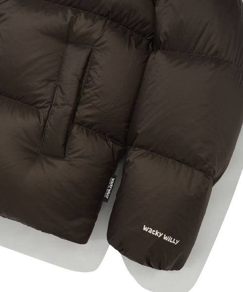 DUCKY DOWN SHORT PUFFER #GISELLE同款! - 5 COLORS BROWN