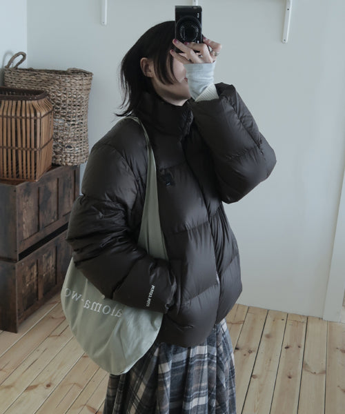 DUCKY DOWN SHORT PUFFER #GISELLE同款! - 5 COLORS BROWN