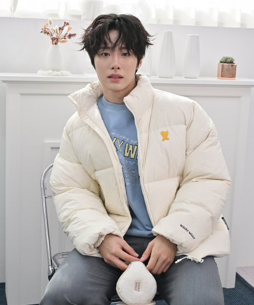 DUCKY DOWN SHORT PUFFER #GISELLE同款! - 5 COLORS CREAM