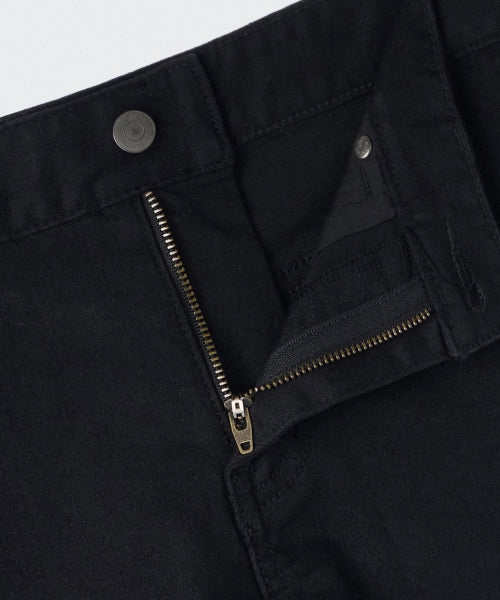 WOMENS MICRO DENIM SHORTS #韓韶禧同款! - 3 COLORS BLACK