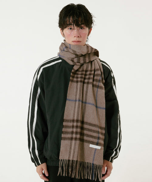 SOFT WOOL MUFFLER - 15 COLORS BLACK