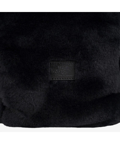 PLUMPY TOTE BAG MINI FUR REAL BLACK