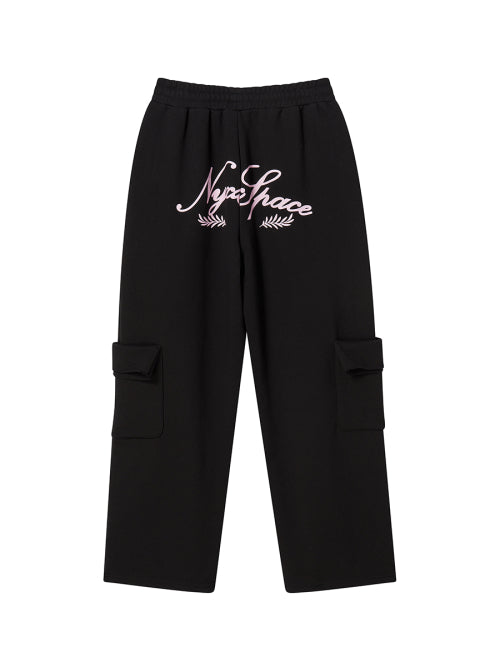 RHINESTONE DALGOMM JOGGER PANTS BLACK - 2 COLORS