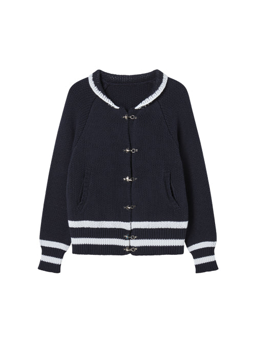 LATCH COWICHAN CARDIGAN NAVY - 2 COLORS