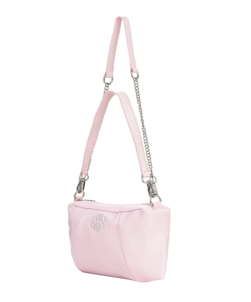 NICOLE SQUARE SHOULDER MINI CHAIN BAG #徐睿知同款! - 4 COLORS PINK