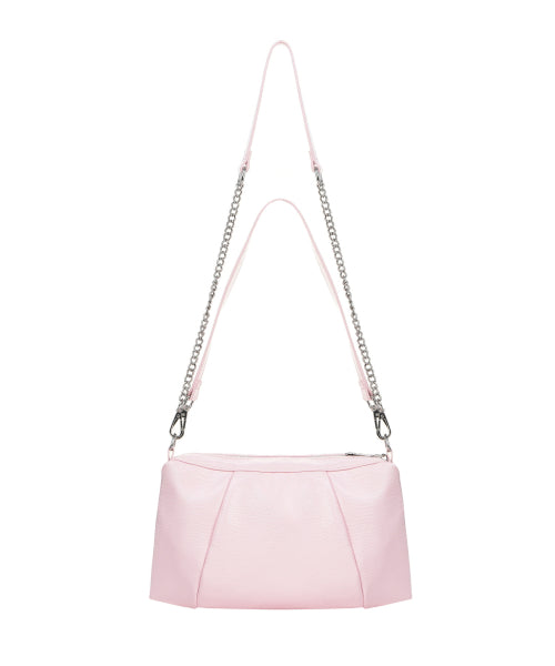 NICOLE SQUARE SHOULDER MINI CHAIN BAG #徐睿知同款! - 4 COLORS PINK