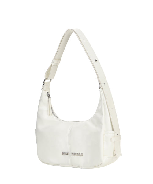 LOGO POCKET HALF SHOULDER BAG #徐睿知同款! - 2 COLORS IVORY