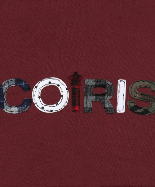 TEE LOGO HOODIE - 3 COLORS BURGUNDY