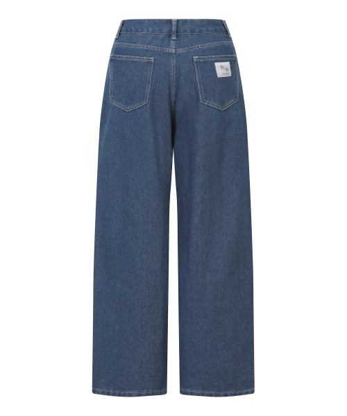 TEE WIDE PANTS - 2 COLORS BLUE