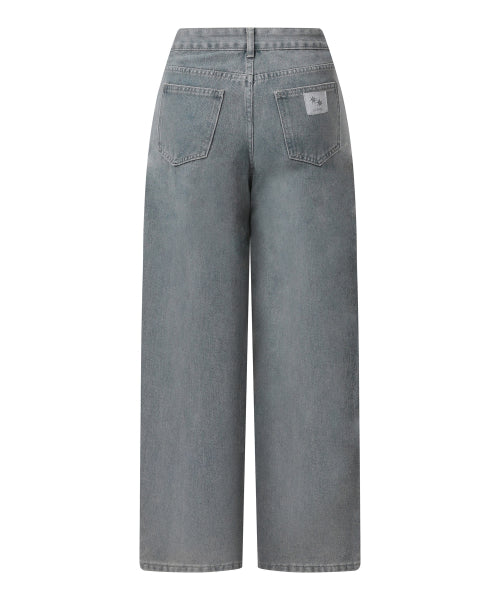 TEE WIDE PANTS - 2 COLORS BLUE