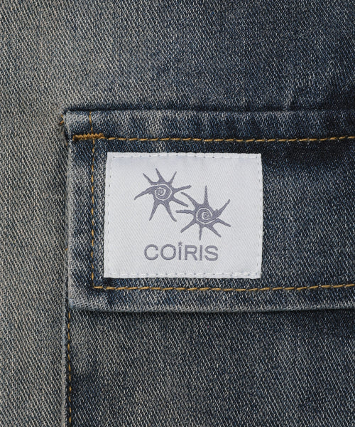 CARGO WIDE PANTS BLUE