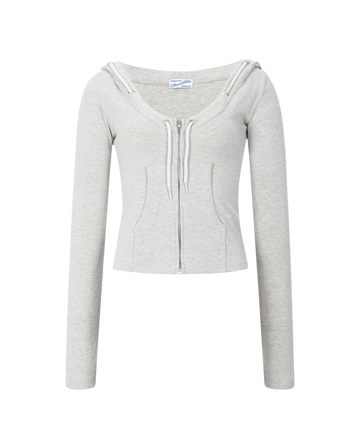 Glen Deep U-neck Hoodie - 3 colors #KARINA同款!