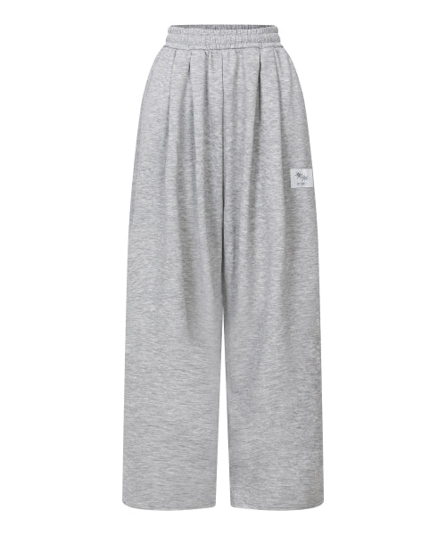 PINTUCK WIDE PANTS - 2 COLORS BLACK