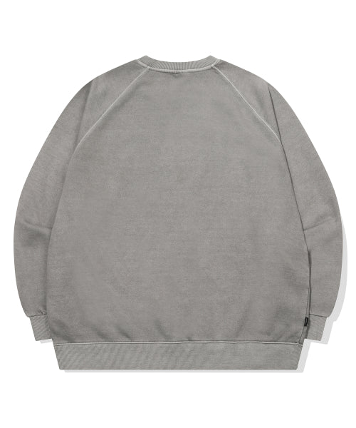 TEE RAGLAN PIGMENT SWEATSHIRT - 2 COLORS GHOST GREY