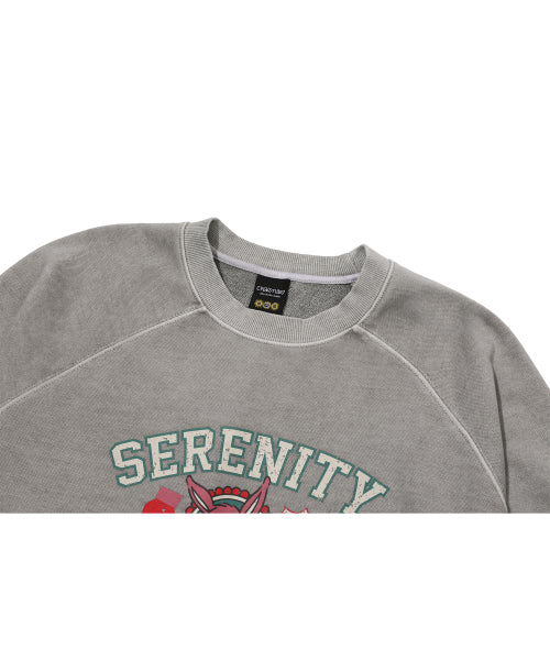 TEE RAGLAN PIGMENT SWEATSHIRT - 2 COLORS GHOST GREY