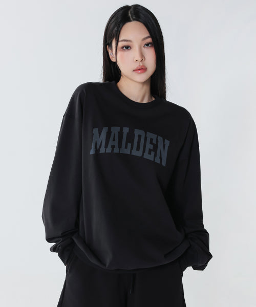 HEAVY COTTON ARCH OVERFIT SWEATSHIRT - 2 COLORS WHITE
