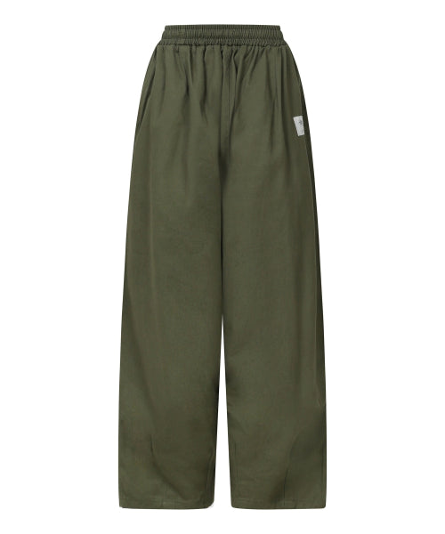 PINTUCK WIDE PANTS - 3 COLORS BLACK