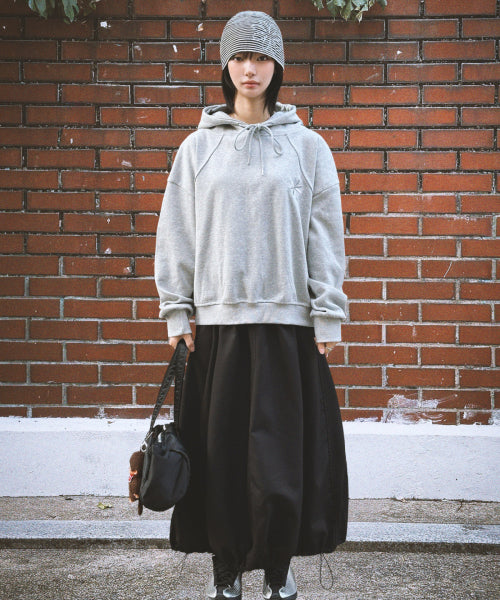 DAISY LOGO HOODIE - 2 COLORS GREY