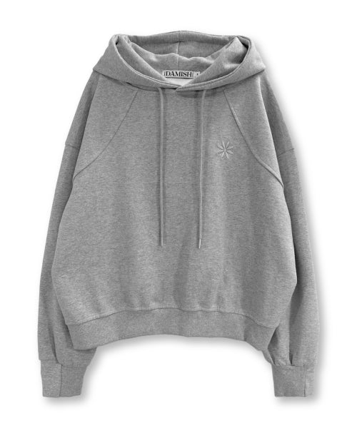 DAISY LOGO HOODIE - 2 COLORS GREY