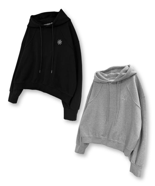 DAISY LOGO HOODIE - 2 COLORS GREY