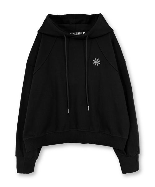 DAISY LOGO HOODIE - 2 COLORS BLACK