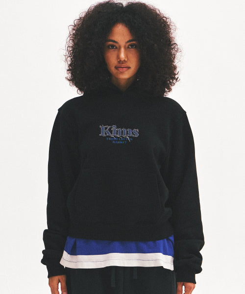 BAM DENIM APP HOODIE - 2 COLORS BLACK