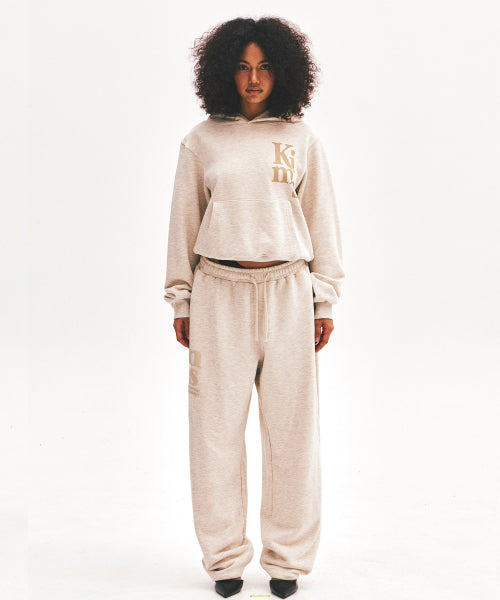 KIMS VERTICAL LOGO HOODIE - 3 COLORS OATMEAL