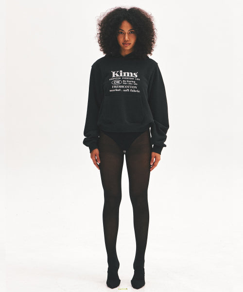 EVERYDAY BAM LOGO HOODIE - 4 COLORS BLACK